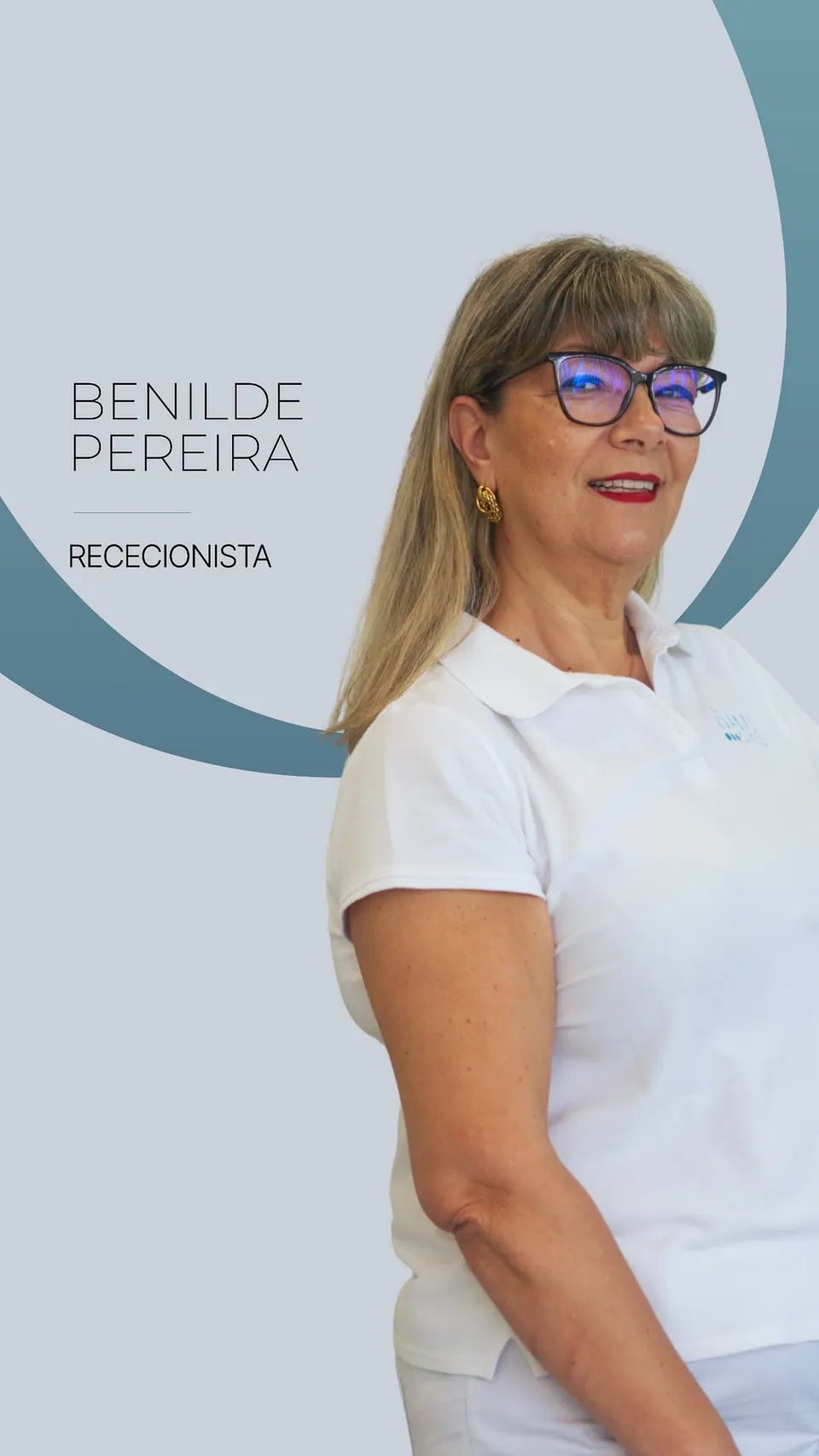 Benilde Pereira, rececionista da Isanu Clinic