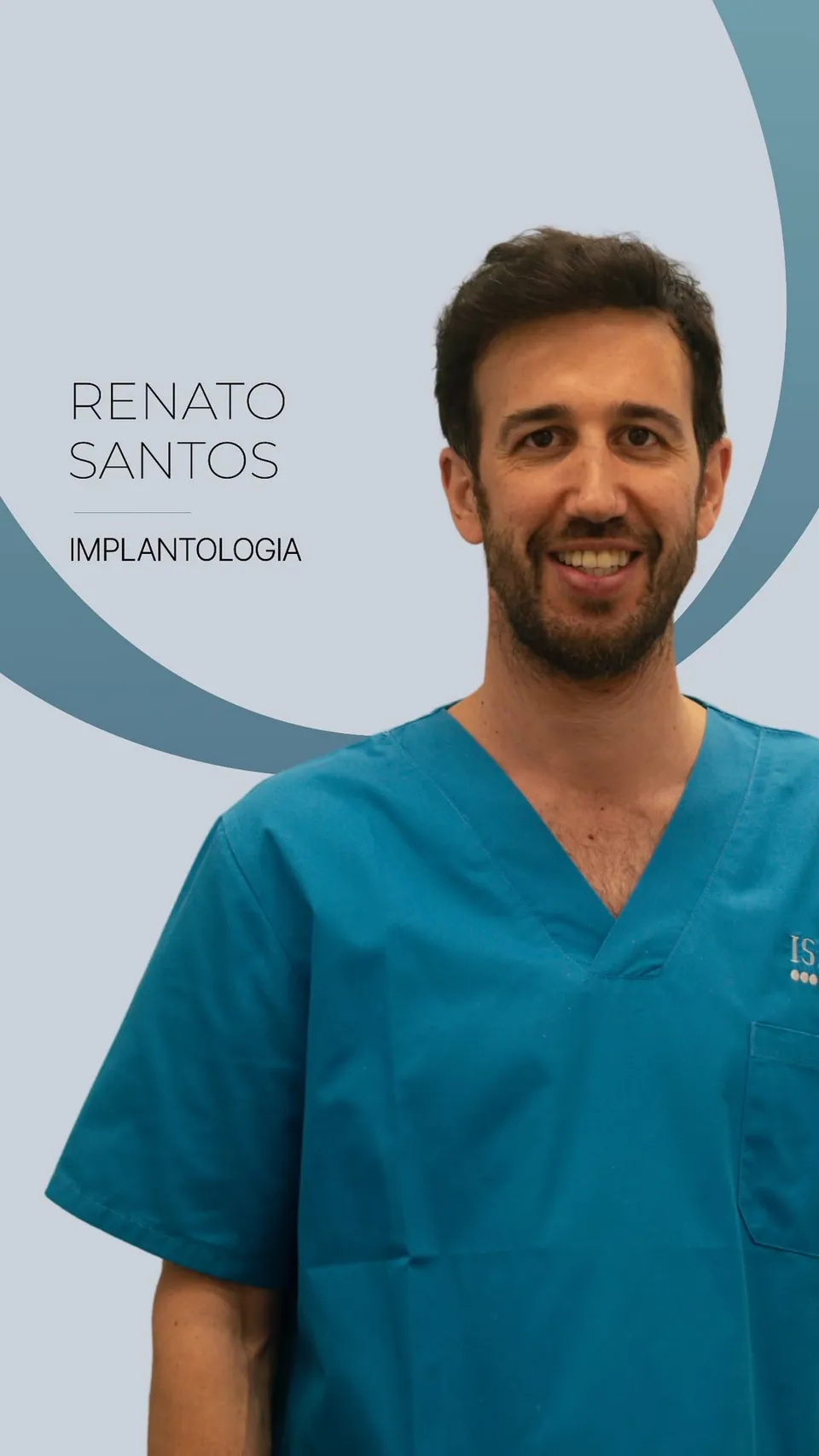 Renato Santos, profissional de implantologia da Isanu Clinic